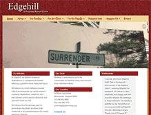 Tablet Screenshot of edgehillrecovery.org